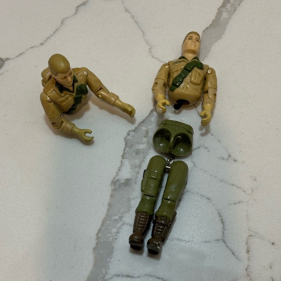 Vintage GI Joe 1983 Duke V1 Set of 1 Full Figure and One Upper Torso by Hasbro - Picture 2 of 9